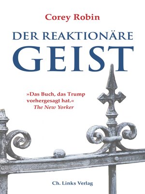 cover image of Der reaktionäre Geist